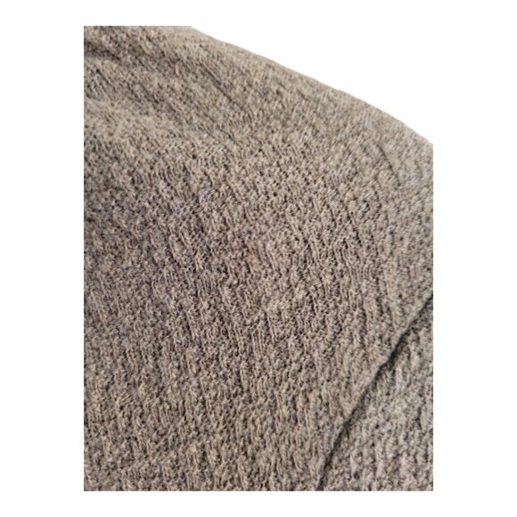 Madewell l/s Ruffled Mockneck Top Textured XXS in Asparagus Olive Green - Picture 7 of 14